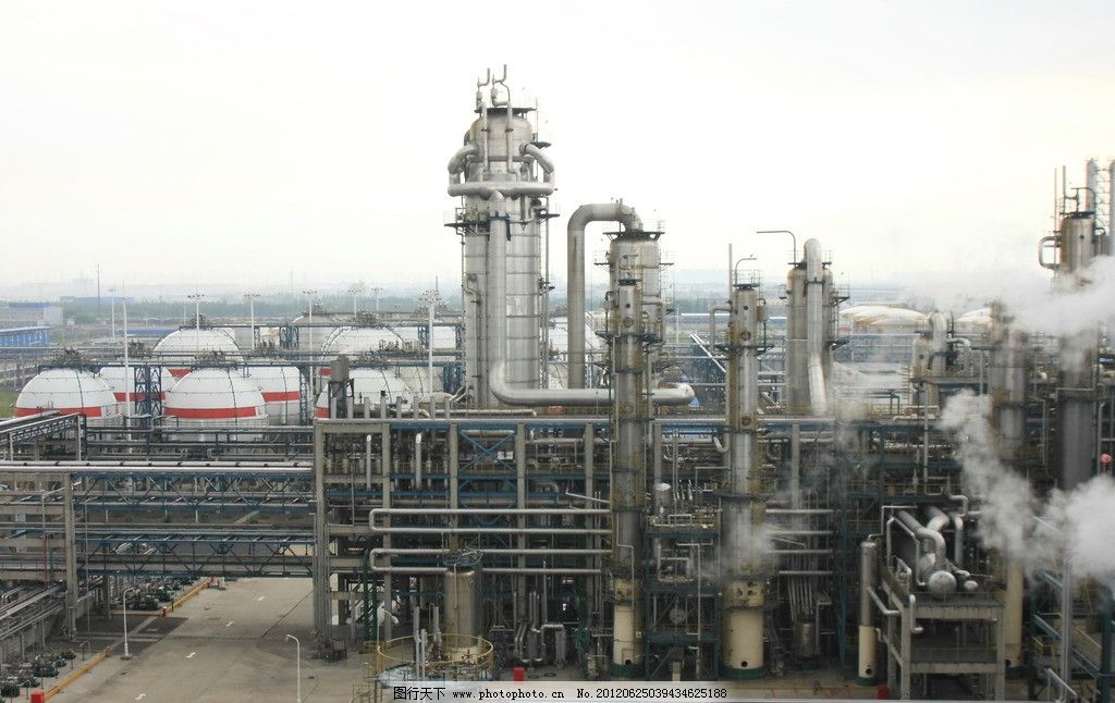 化工廠一角圖片